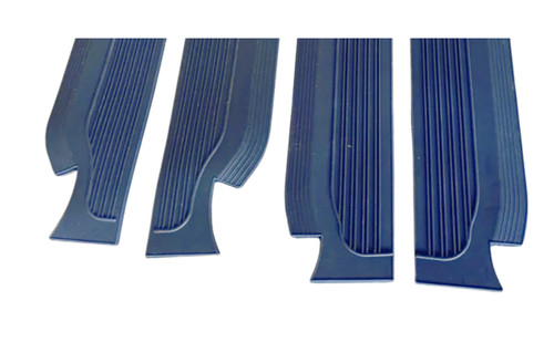 Navy blue door sill - blue,