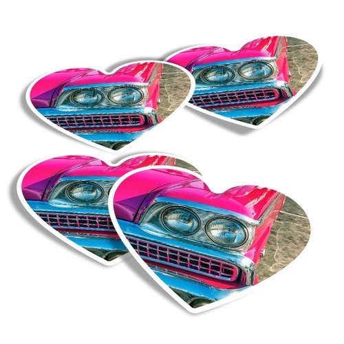 Heart stickers classic - 4x,