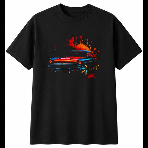 Classic car dark - classic, retro