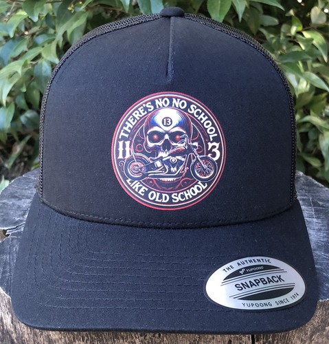 Motorcycle hat skull baseball - motorcycle,