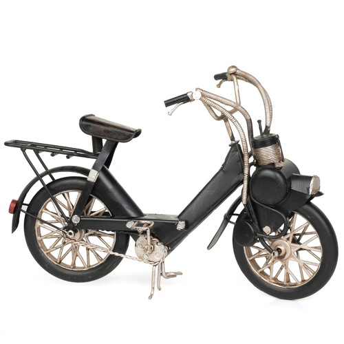 Tin decoration moped - tin,