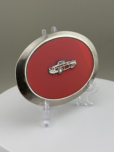Vintage 1957 chevy - bel, red