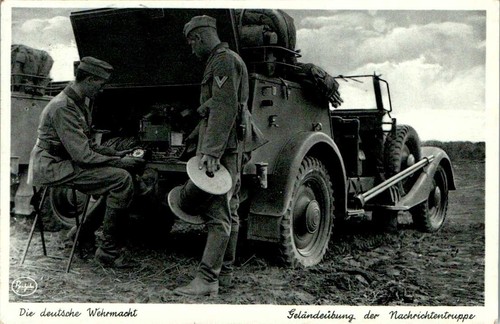 Postcard car vintage - postcard,