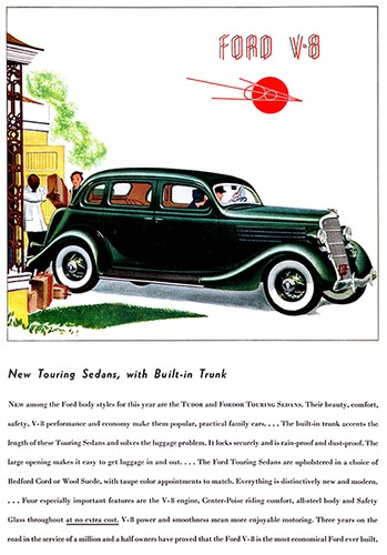 1935 touring sedan - v-8,
