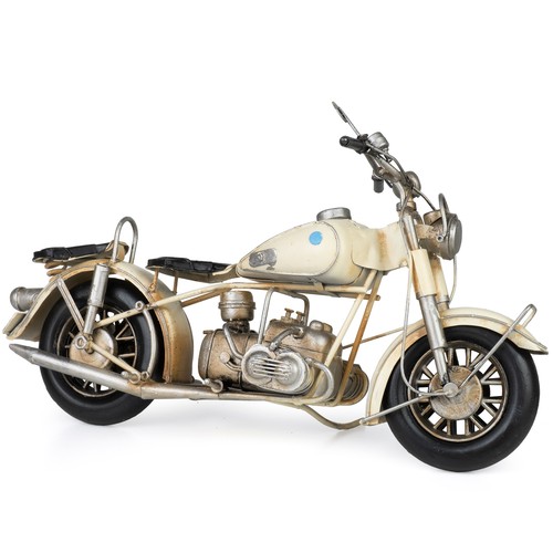 Tin decoration motorcycle - tin, two