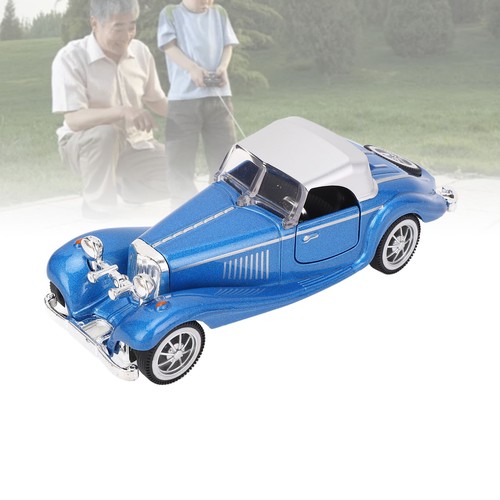 Blue classic car model die - model,