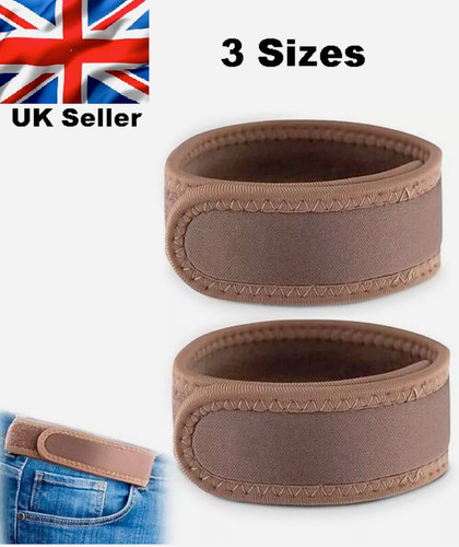 Brown unisex buckleless - unisex, belt