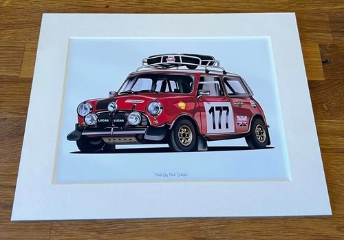 Classic mini cooper - cooper, cartoon