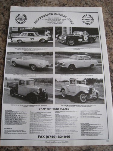 Marksdanes classic cars stock - classic,