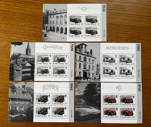 Guernsey booklet panes 1994 - guernsey,