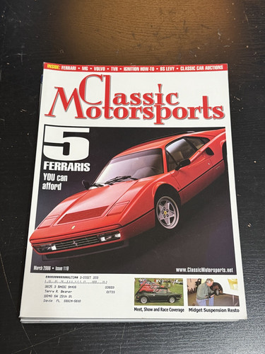 Classic motorsports magazine - classic,