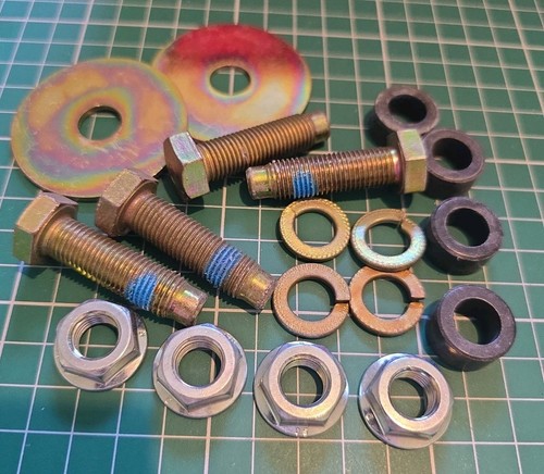Seatbelt bolts nuts - seatbelt, bolts,