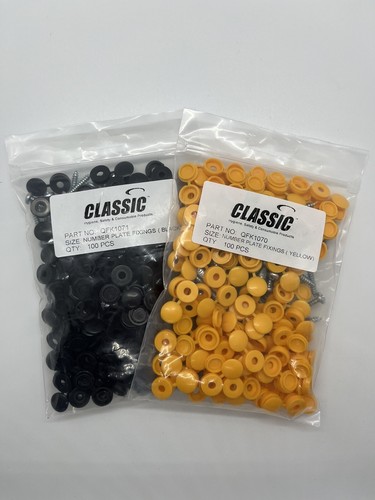 Number plate fixings - plate, &