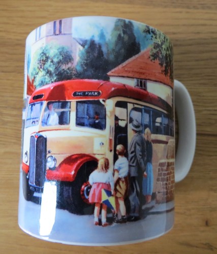 Classic british bus - mug, new
