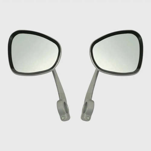 Vintage handlebar clamp mirror - handlebar,