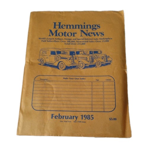 Vintage hemmings motor news - vintage,