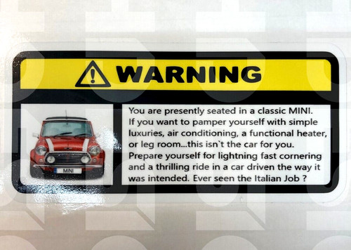 Mini cooper funny sticker - mini,