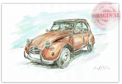 Original watercolour painting - original,