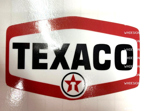 Texaco vintage style sticker - texaco,