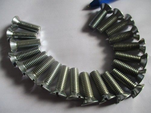 Slotted screw countersunk - , head