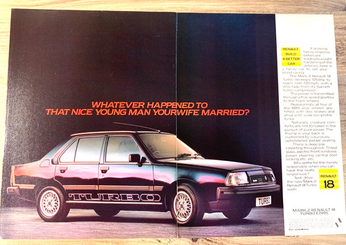 Renault turbo 1980s - 18,