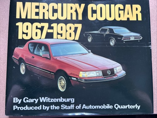 Mercury cougar 1967 1987 - mercury, book