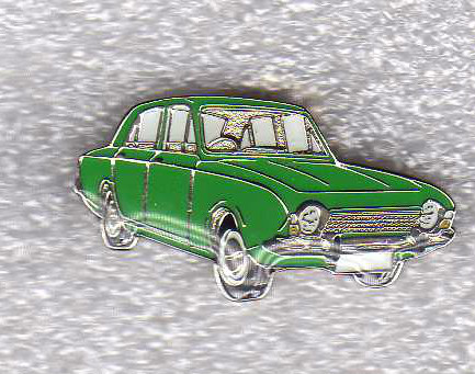 Green ford corsair enameled - corsair,
