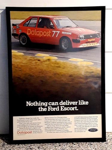 Framed original classic car - framed,